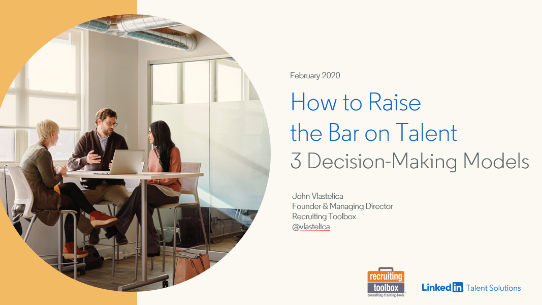 How to Raise the Bar on Talent